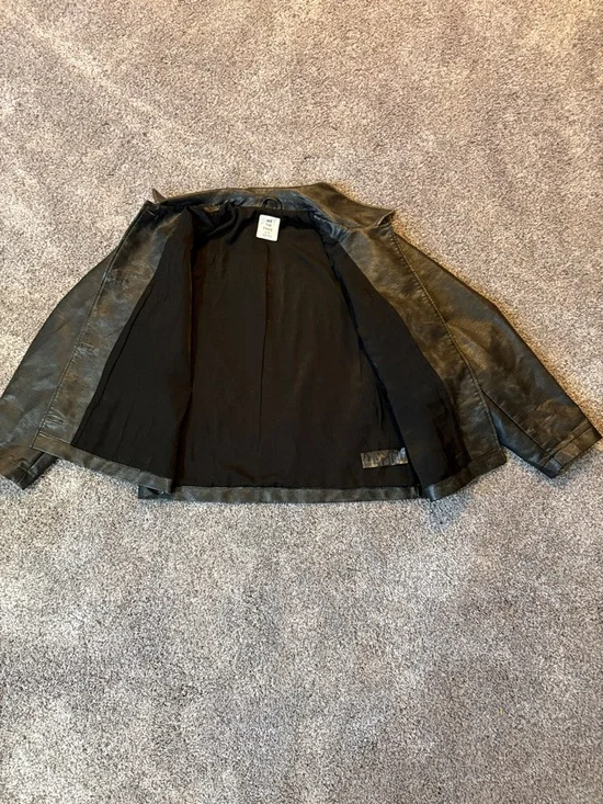 We The Free Hera Faux Leather Jacket In Black - Picture 4 of 4